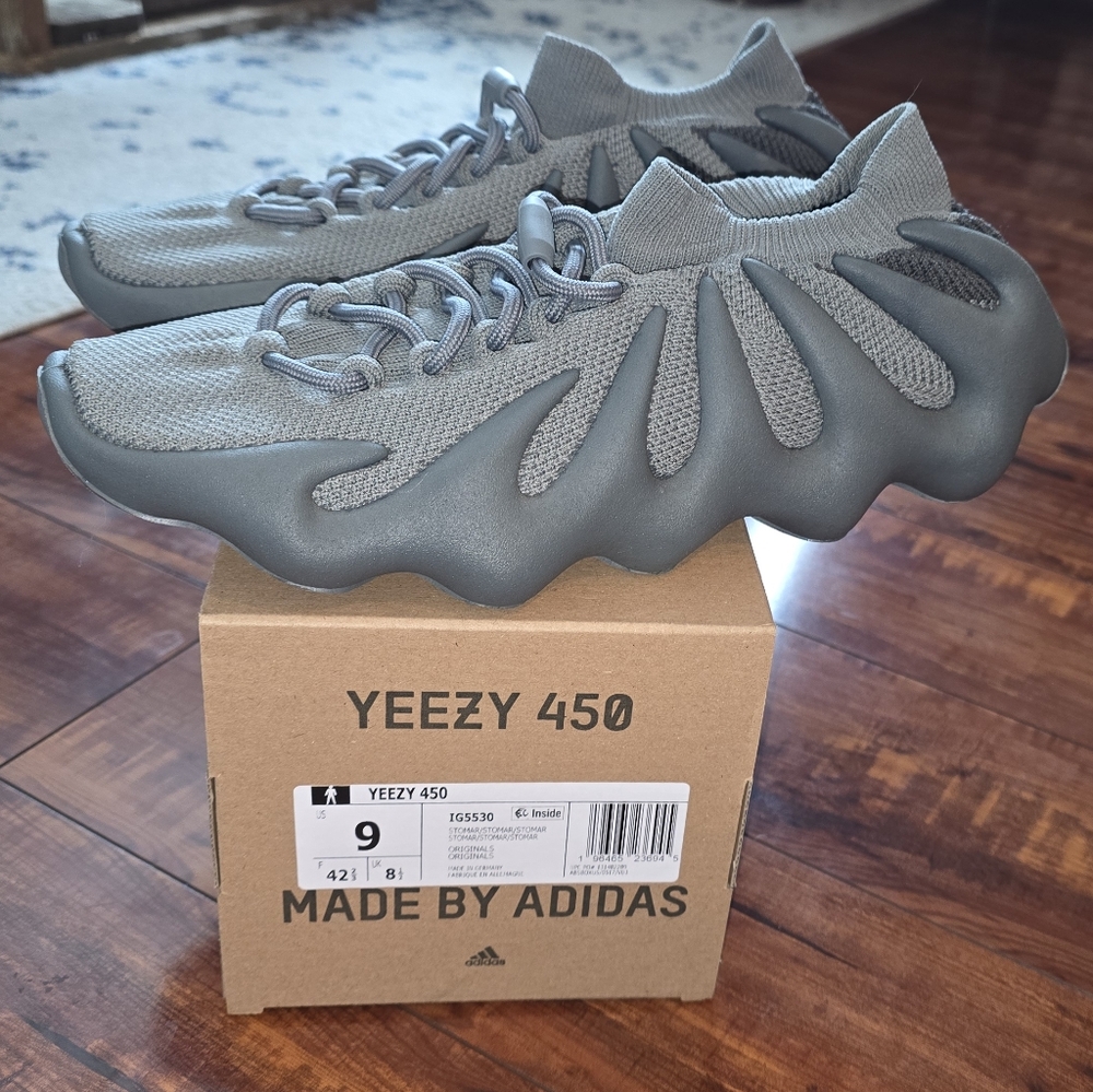 Adidas Yeezy 450 Gray Sneakers